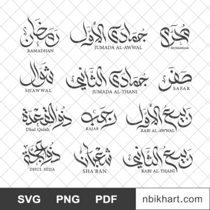 Islamic months, الاشهر الهجرية